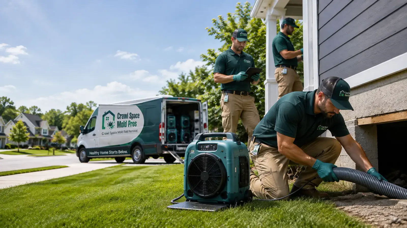 Crawl Space Mold Removal in Parkman, WY